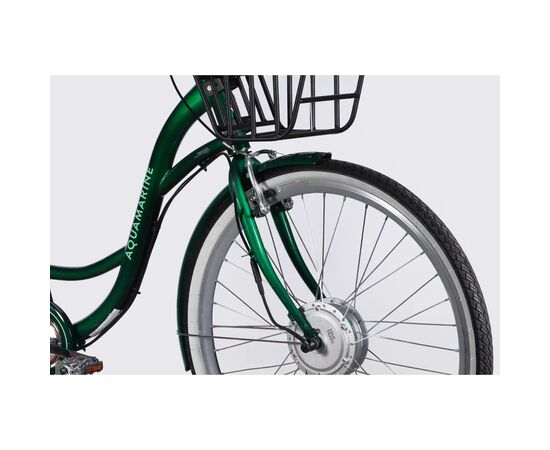 Электровелосипед Dorozhnik 28" eAQUAMARINE BH рама-19" 36B 13А*г 500Вт 2026 зелений (ELB-D-28-136), изображение 4