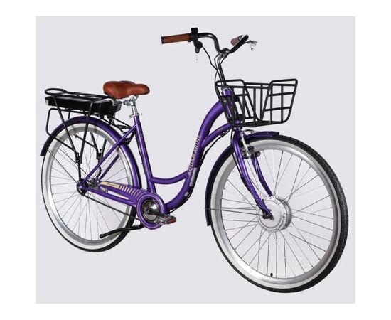 Електровелосипед Dorozhnik 28" eAQUAMARINE BH рама-19" 36B 13А*г 500Вт 2026 фіолетовий (ELB-D-28-108), зображення 2