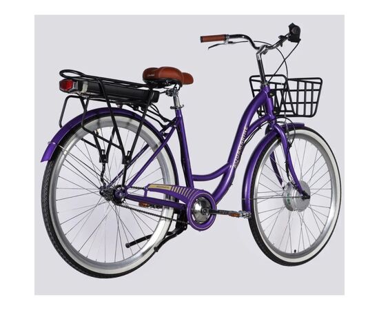 Електровелосипед Dorozhnik 28" eAQUAMARINE BH рама-19" 36B 13А*г 500Вт 2026 фіолетовий (ELB-D-28-108), зображення 3
