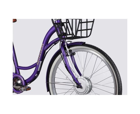 Електровелосипед Dorozhnik 28" eAQUAMARINE BH рама-19" 36B 13А*г 500Вт 2026 фіолетовий (ELB-D-28-108), зображення 4