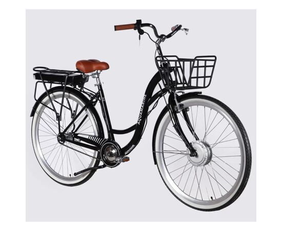 Электровелосипед Dorozhnik 28" eAQUAMARINE BH рама-19" 36B 13А*г 500Вт 2026 чорний (ELB-D-28-109), изображение 2