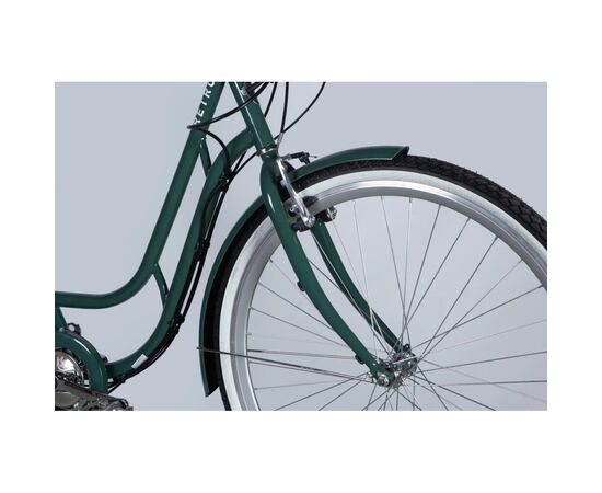 Электровелосипед Dorozhnik 28" eRETRO Vbr FR рама-19" 36B 13А*г 500Вт 2026 зелено-сірий (ELB-D-28-111), изображение 4