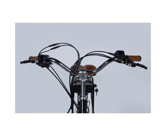 Электровелосипед Dorozhnik 28" eRETRO Vbr FR рама-19" 36B 13А*г 500Вт 2026 чорний (ELB-D-28-113), изображение 6