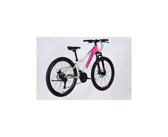 Велосипед Space 26" IZIDA DD FR рама-13" AL 2026 рожево-білий (OPS-SP-26-102), зображення 4