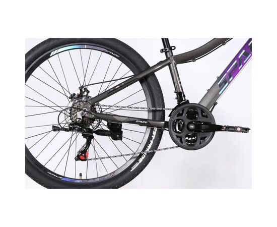Велосипед Space 26" IZIDA DD FR рама-13" AL 2026 фіолетово-сріблястий (OPS-SP-26-100), изображение 7