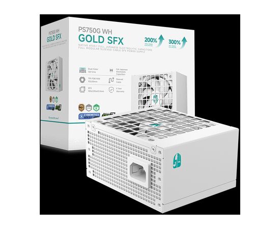 Блок питания Deepcool 750W GamerStorm PS750G White (R-PS750G-FE0W-JGEU), изображение 6