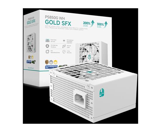 Блок питания Deepcool 850W GamerStorm PS850G White (R-PS850G-FE0W-JGEU), изображение 6
