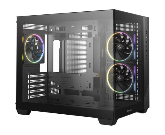 Корпус для ПК Deepcool CG330 3F Black (R-CG330-BKNGM3-G), изображение 2