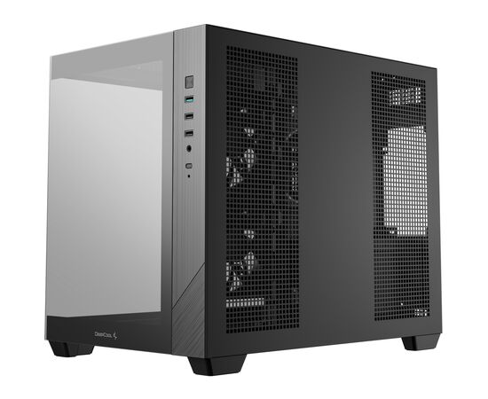 Корпус для ПК Deepcool CG330 3F Black (R-CG330-BKNGM3-G), изображение 4