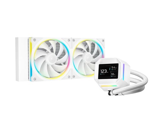 Система рідинного охолодження Deepcool LM240 WH (R-LM240-WHDMMC-1)
