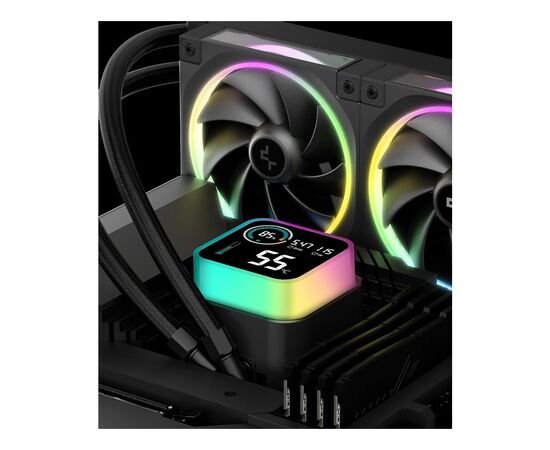 Система рідинного охолодження Deepcool LQ360 Ultra ARGB Black (R-LQ360-BKASMC-G-1), зображення 12