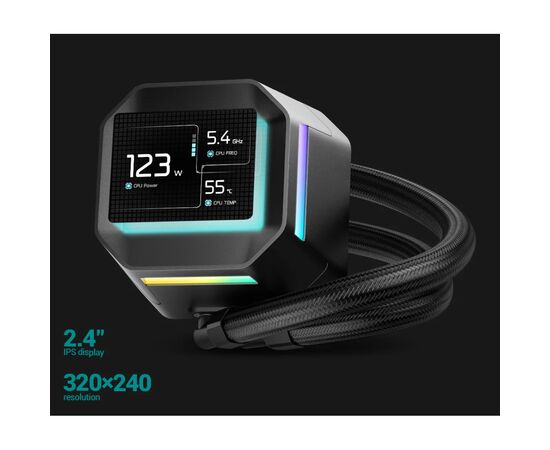 Система жидкостного охлаждения Deepcool LM360 Black (R-LM360-BKDMMC-1), изображение 8