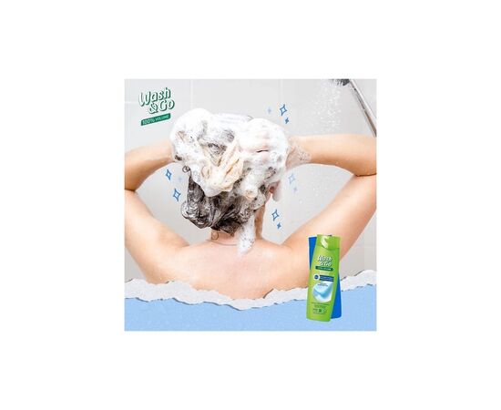 Шампунь Wash&Go С технологией против перхоти 360 мл (8008970056753), изображение 2