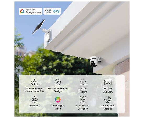 Камера видеонаблюдения TP-Link TAPO-C610-KIT, изображение 5
