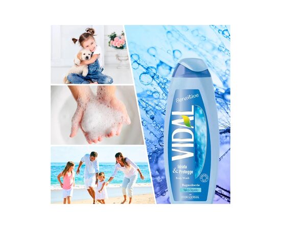 Гель для душа Vidal Talco Liquido Shower Gel Нежность пудры 500 мл (8008970055367), изображение 5