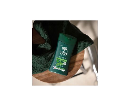 Гель для душа L'Arbre Vert Для мужчин 3в1 С экстрактом свежей мяты 260 мл (3450601100420), изображение 2