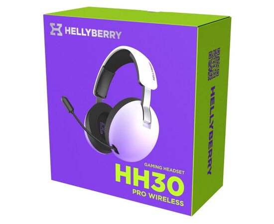 Наушники Hator Hellyberry HH30 PRO Wireless White-Violet (HH30_PRO_wireless_WV), изображение 9