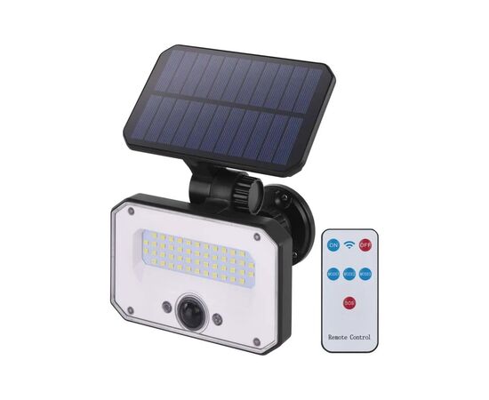 Прожектор EMOS сонячний світлодіодний 1500 лм IP54 3000K PIR (ZG131S)