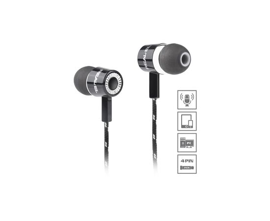 Наушники REAL-EL Z-1755 black-white, изображение 5