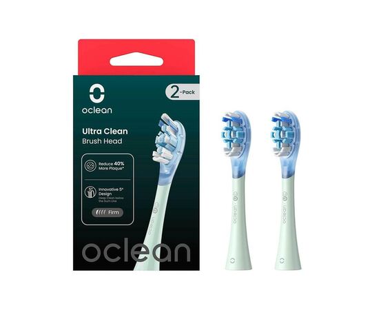 Насадка для зубної щітки Oclean UG01 G02 Ultra Gum Care Brush Green (2 шт) (6970810553536)