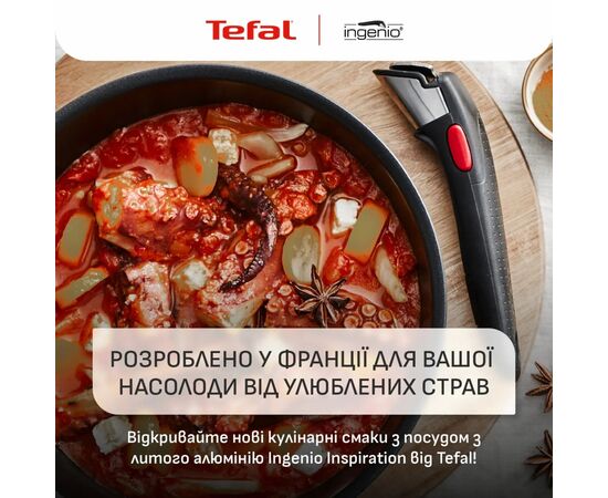 Набор посуды Tefal Ingenio Inspiration, 6 предметів, чорний (L867S604), изображение 11
