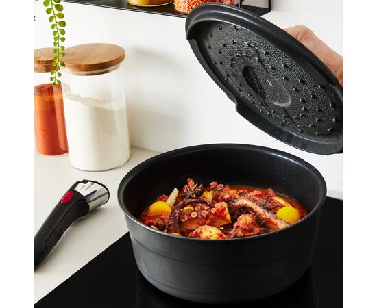 Набор посуды Tefal Ingenio Inspiration, 6 предметів, чорний (L867S604), изображение 16