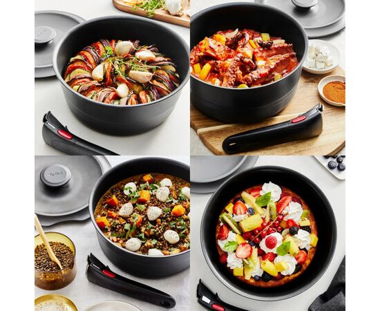 Набор посуды Tefal Ingenio Inspiration, 6 предметів, чорний (L867S604), изображение 17