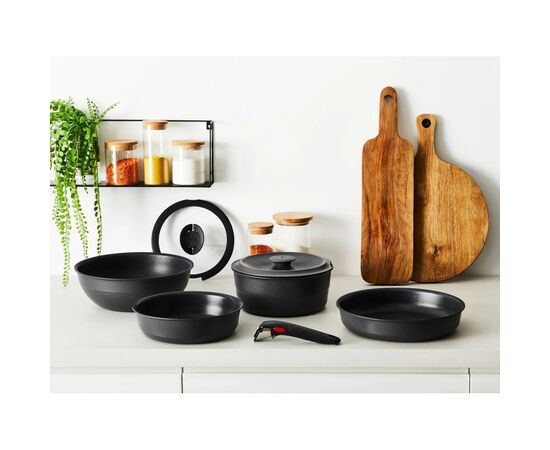 Набор посуды Tefal Ingenio Inspiration, 6 предметів, чорний (L867S604), изображение 18