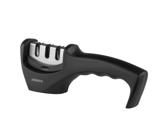 Точилка для ножей Ardesto Gemini, 20.5x5.5x7.5см, чорний (AR1920BS), изображение 2