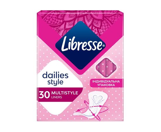 Ежедневные прокладки Libresse Dailies Style Multistyle 30 шт. (7322540678642)