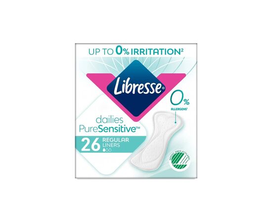 Ежедневные прокладки Libresse Pure Sensitive Normal 26 шт. (7322541161914)