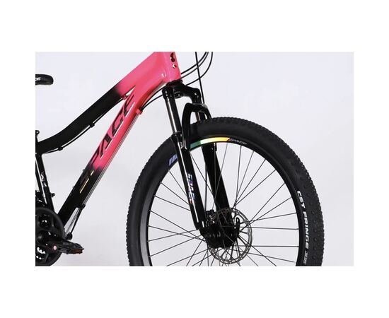 Велосипед Space 26" LYRA DD FR рама-13" AL 2026 рожево-чорний (OPS-SP-26-097), изображение 5