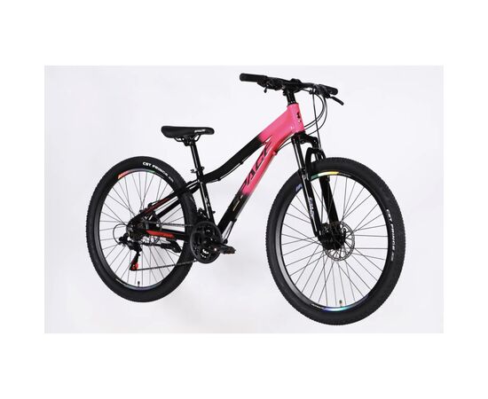 Велосипед Space 26" LYRA DD FR рама-13" AL 2026 рожево-чорний (OPS-SP-26-097), изображение 7