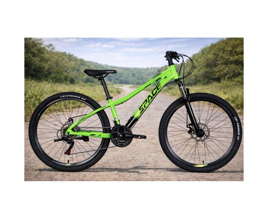 Велосипед Space 26" MERCURY DD FR рама-13" AL 2026 зелено-чорний (OPS-SP-26-082), изображение 4