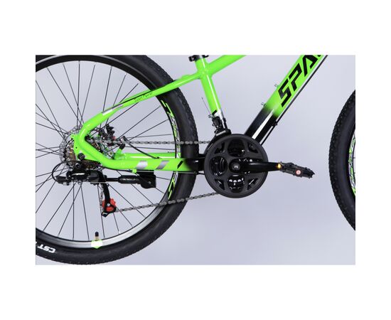Велосипед Space 26" MERCURY DD FR рама-13" AL 2026 зелено-чорний (OPS-SP-26-082), изображение 6