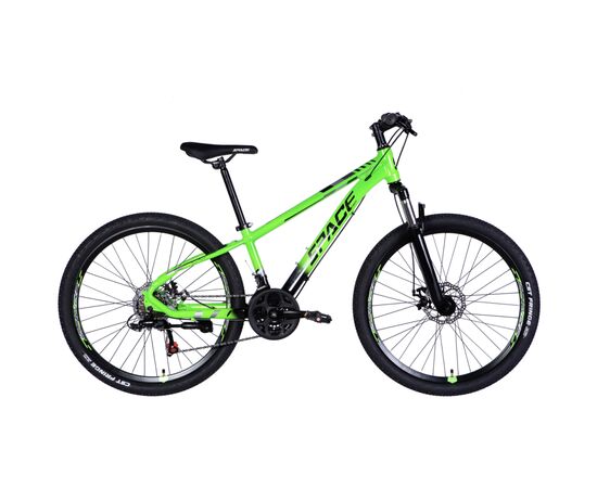Велосипед Space 26" MERCURY DD FR рама-13" AL 2026 зелено-чорний (OPS-SP-26-082)