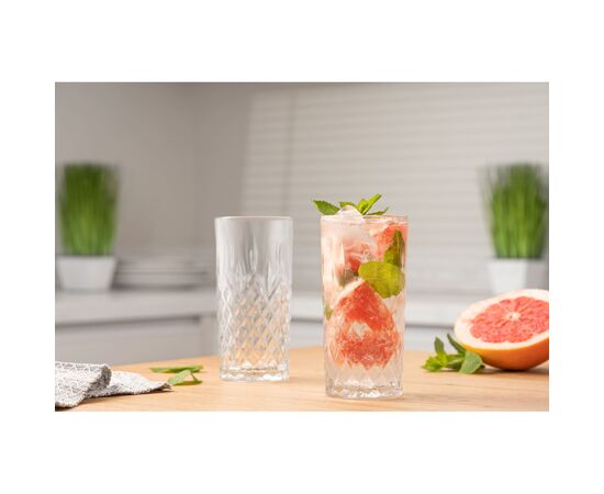 Набір склянок Ardesto Alba, 356мл, 6шт, скло, прозорий (AR2635ABS), зображення 2