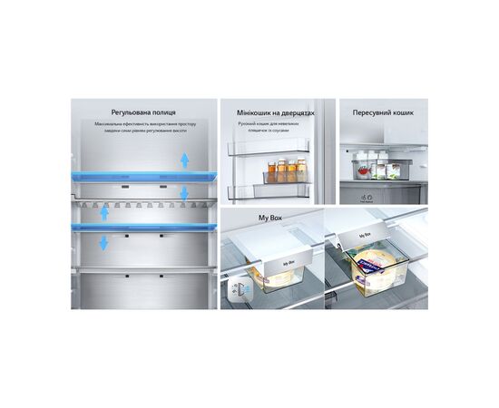 Холодильник LG GC-B509EMKM, изображение 5
