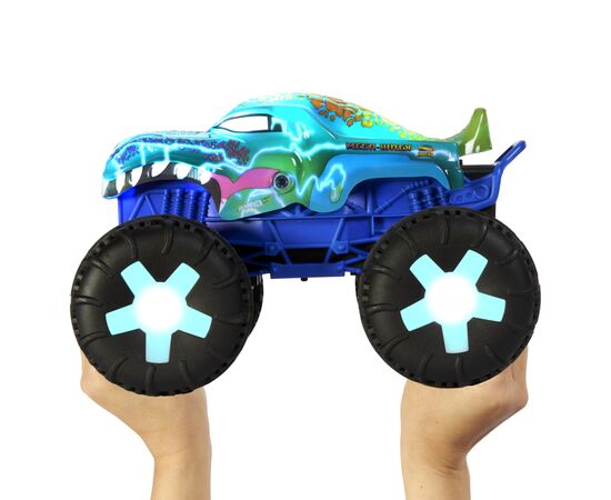 Радиоуправляемая игрушка Hot Wheels Автомодель Monster Trucks Мега Рекс 1:15 (JBD90), изображение 5