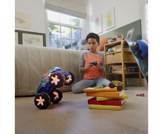 Радиоуправляемая игрушка Hot Wheels Автомодель Monster Trucks Мега Рекс 1:15 (JBD90), изображение 8