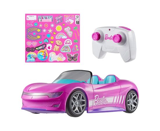Радиоуправляемая игрушка Hot Wheels Barbie Кабриолет (JBH05), изображение 6
