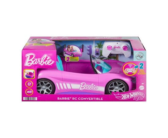 Радиоуправляемая игрушка Hot Wheels Barbie Кабриолет (JBH05), изображение 7