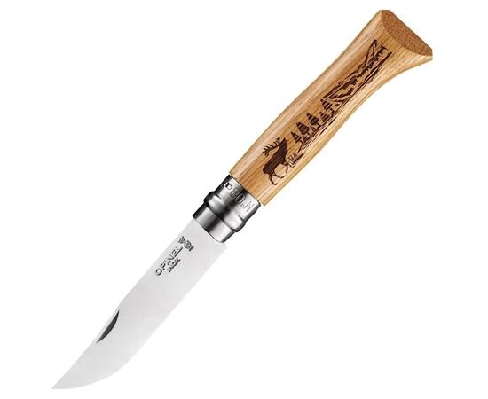 Нож Opinel 8 Animalia America Elk (002627), изображение 2