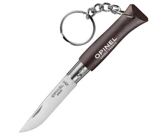 Нож Opinel 4 Keychain Inox Dark Brown (002268), изображение 2