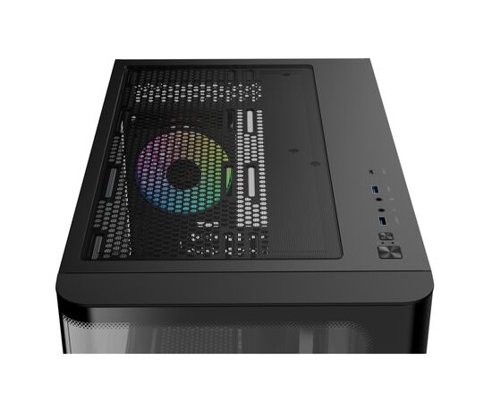 Корпус для ПК OCYPUS IOTA C50 BK CURVE ARGB DIGITAL (OTA-C50-BKD300CD-GL), зображення 7