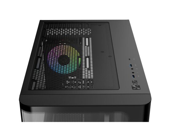 Корпус для ПК OCYPUS IOTA C70 BK CURVE ARGB DIGITAL (IOTA-C70-BKD400CD-GL), зображення 7