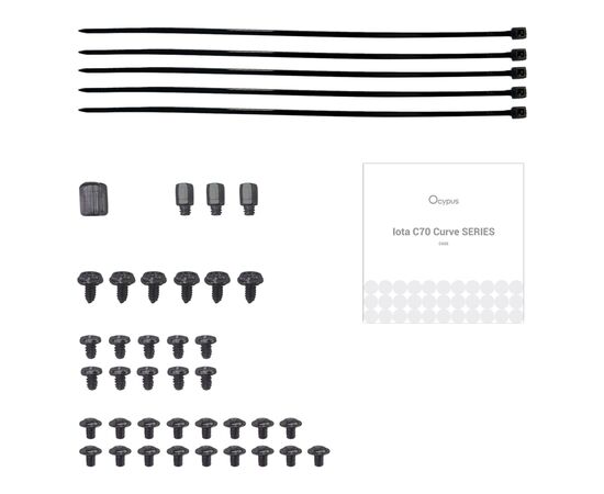Корпус для ПК OCYPUS IOTA C70 BK CURVE ARGB DIGITAL (IOTA-C70-BKD400CD-GL), зображення 9
