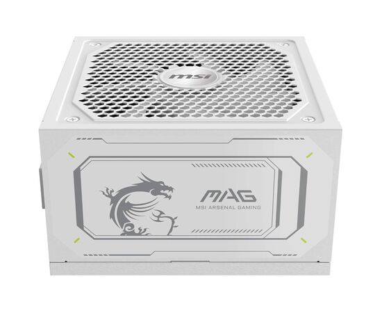 Блок питания MSI 1000W (MAG A1000GL PCIE5 WHITE), изображение 2