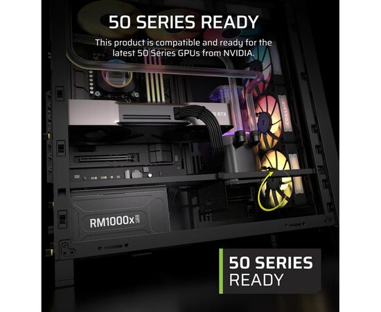 Блок живлення Corsair 1000W RM1000x Shift ATX 3.1 (CP-9020300-EU), зображення 5