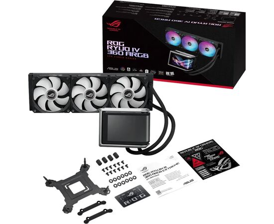 Система жидкостного охлаждения ASUS ROG Ryuo IV 360 ARGB (90RC01N1-B0EAY0), изображение 12